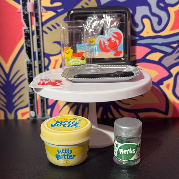 Miniverse Diner Series 3 Rare Trio - Dino Nuggets, Lobster Tail, & Spaghetti - Picture 3 of 4